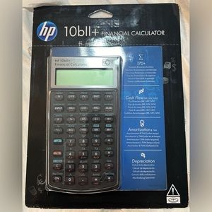 NWT HP 10bll + Finacial Calculator